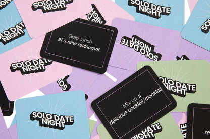 Solo Date Night Cards